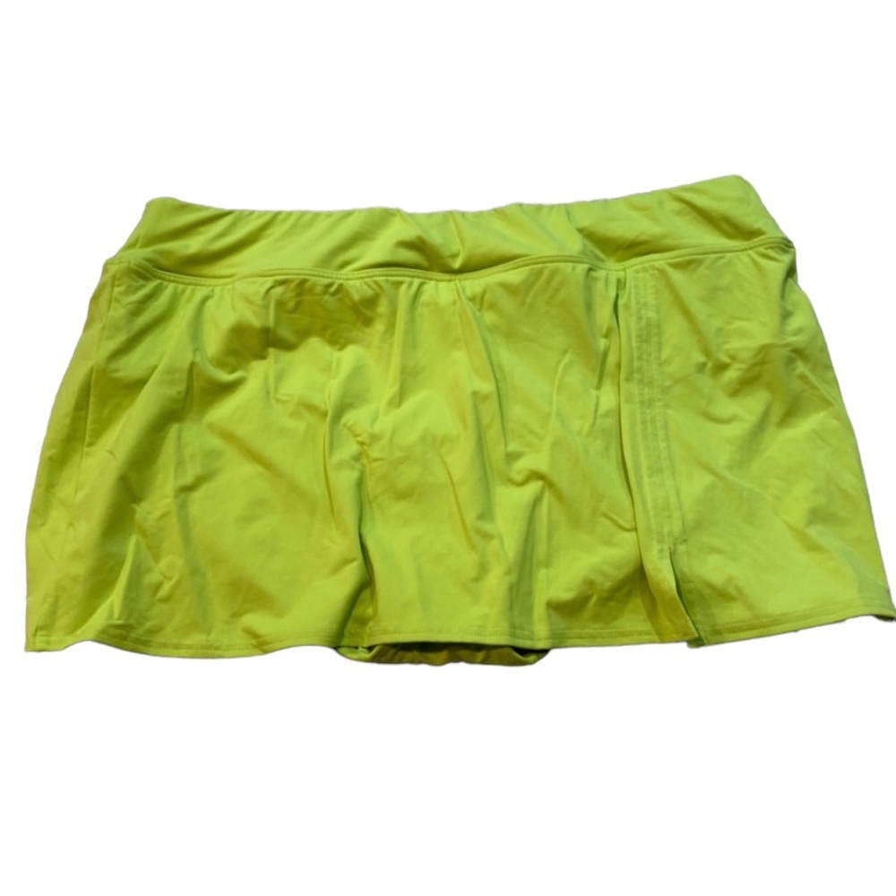 Lands End | neon swim suit skirt